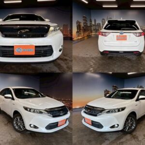 2014 Toyota Harrier Hybrid pearl gasoline used car Japan export
