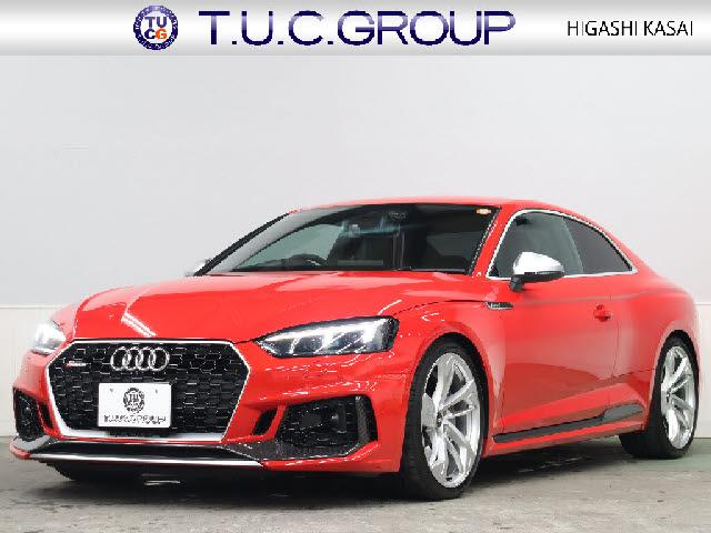 Ref:AUX-22685361 AUDI RS5 2017 1 2017 Audi Rs5 red gasoline used car Japan export