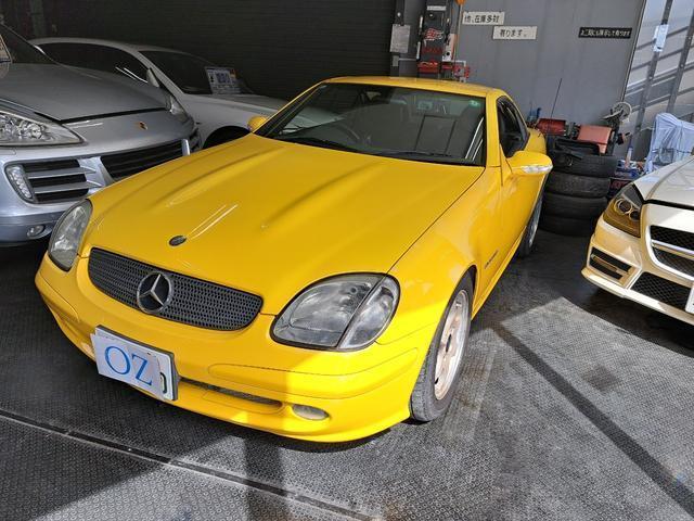 Ref:AUX-22693756 MERCEDES BENZ SLK 2000 1 2000 Mercedes Benz Slk yellow gasoline used car Japan export
