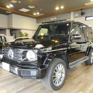 2022 Mercedes Benz G-Class black diesel used car Japan export