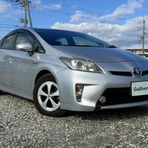 2012 Toyota Prius silver gasoline used car Japan export