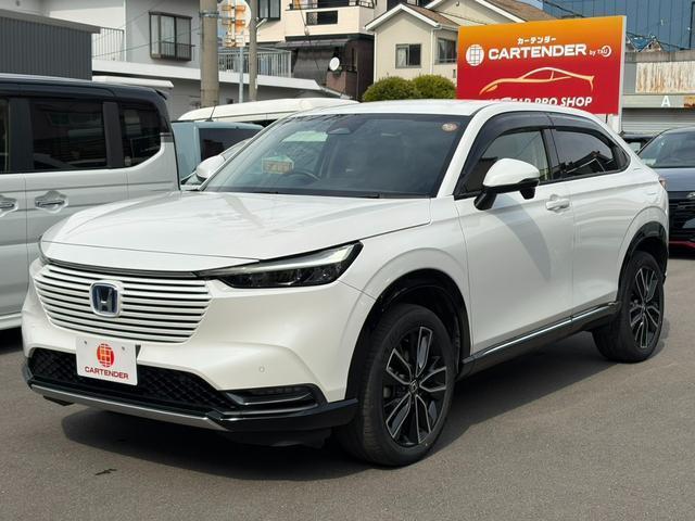 Ref:AUX-22699635 HONDA VEZEL 2021 1 2021 Honda Vezel white hybrid used car Japan export