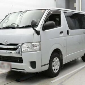 2017 Toyota Hiace Van silver gasoline used car Japan export