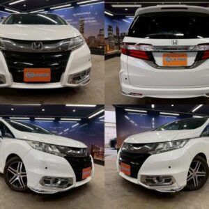 2015 Honda Odyssey white gasoline used car Japan export