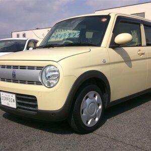 2019 Suzuki Alto Lapin yellow gasoline used car Japan export