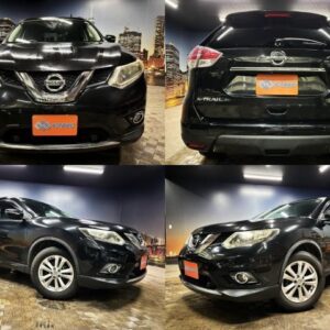 2014 Nissan X-Trail black gasoline used car Japan export
