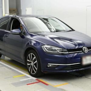 2019 Volkswagen Golf blue gasoline used car Japan export