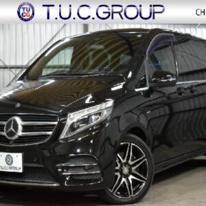2017 Mercedes Benz V-Class black diesel used car Japan export