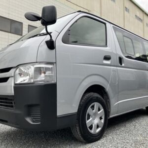 2019 Toyota Hiace Van silver diesel used car Japan export