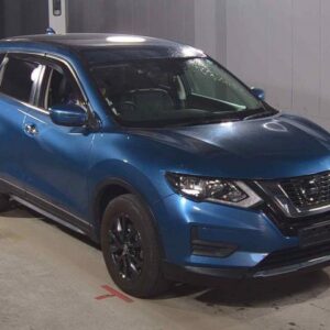 2021 Nissan X-Trail blue gasoline used car Japan export