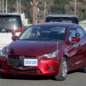 2022 Mazda Mazda2 red gasoline used car Japan export