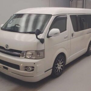2008 Toyota Regius Ace Van pearl gasoline used car Japan export