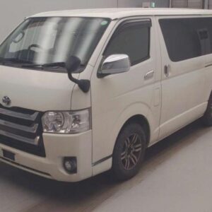 2015 Toyota Regius Ace Van white diesel used car Japan export
