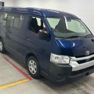2021 Toyota Hiace Wagon blue gasoline used car Japan export