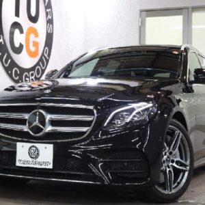 2020 Mercedes Benz E-Class black gasoline used car Japan export