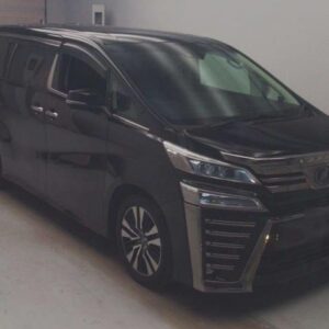2019 Toyota Vellfire black gasoline used car Japan export