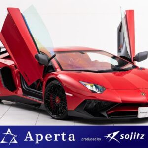 2016 Lamborghini Aventador red gasoline used car Japan export