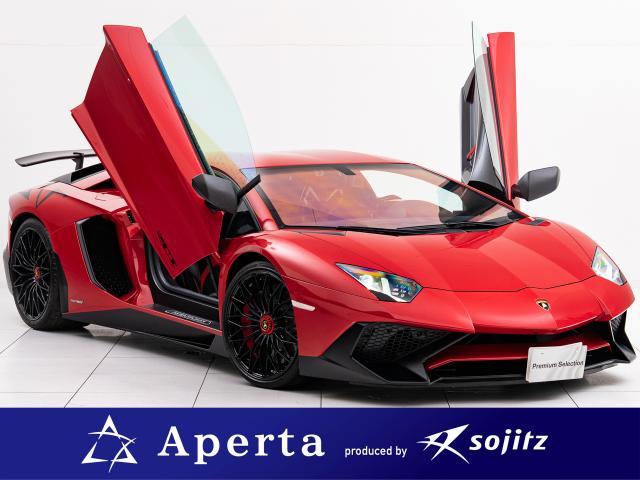 Ref:AUX-22712354 LAMBORGHINI AVENTADOR 2016 1 2016 Lamborghini Aventador red gasoline used car Japan export