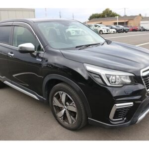 2018 Subaru Forester black hybrid used car Japan export