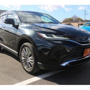 2020 Toyota Harrier Hybrid black gasoline used car Japan export