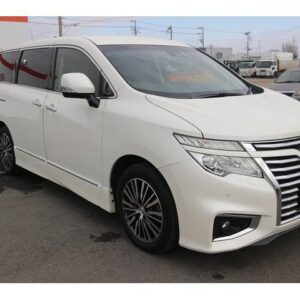 2019 Nissan Elgrand pearl gasoline used car Japan export