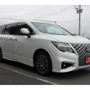 2024 Nissan Elgrand pearl gasoline used car Japan export