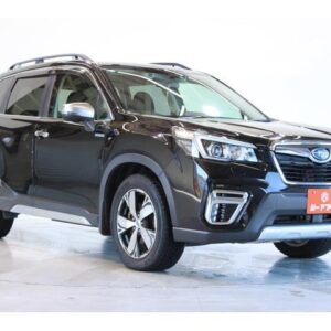 2019 Subaru Forester black gasoline used car Japan export