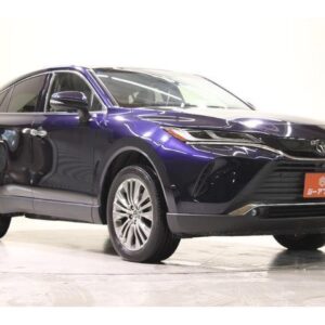 2020 Toyota Harrier blue gasoline used car Japan export