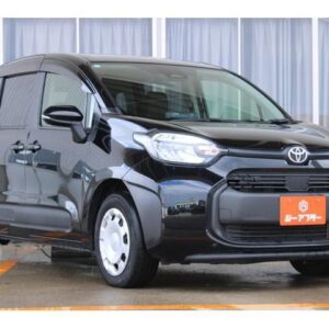 2023 Toyota Sienta black hybrid used car Japan export