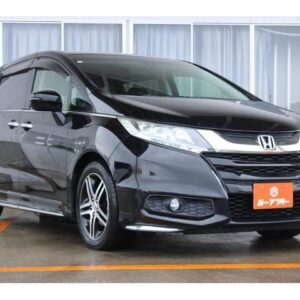 2015 Honda Odyssey black gasoline used car Japan export