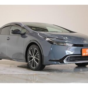 2023 Toyota Prius gray hybrid used car Japan export