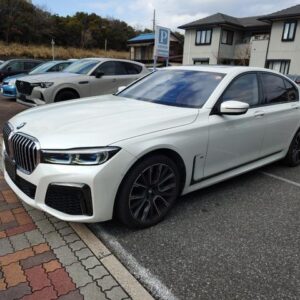 2021 Bmw 7 Series white diesel used car Japan export