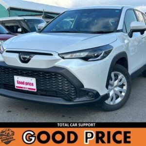 2024 Toyota Corolla Cross white hybrid used car Japan export