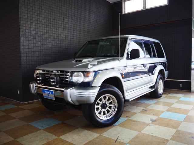 Ref:AUX-22719439 MITSUBISHI PAJERO 1997 1 1997 Mitsubishi Pajero silver diesel used car Japan export
