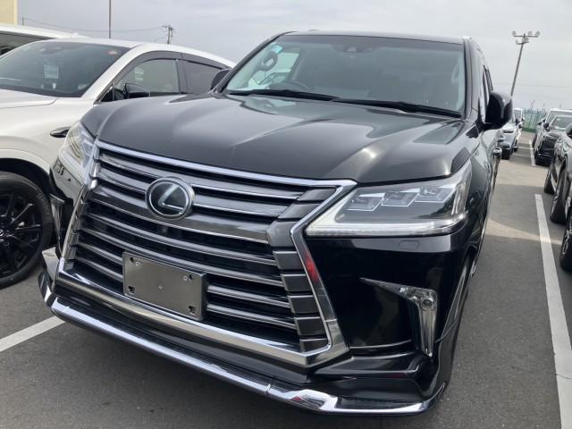 Ref:AUX-22719620 LEXUS LX 2017 1 2017 Lexus Lx black gasoline used car Japan export