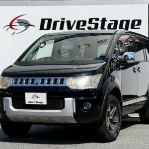 2008 Mitsubishi Delica D:5 black gasoline used car Japan export