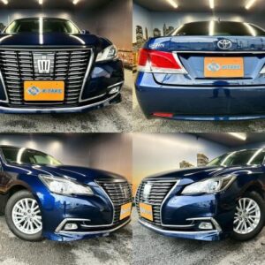2017 Toyota Crown black gasoline used car Japan export
