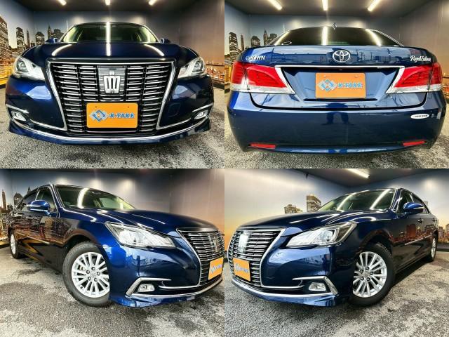 Ref:AUX-22720496 TOYOTA CROWN 2017 1 2017 Toyota Crown black gasoline used car Japan export