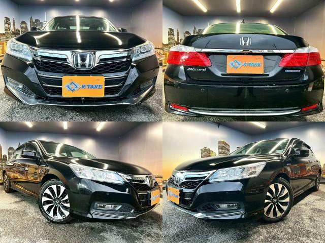 Ref:AUX-22720527 HONDA ACCORD HYBRID 2015 1 2015 Honda Accord Hybrid black gasoline used car Japan export