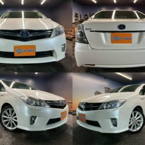 2010 Toyota Sai white gasoline used car Japan export