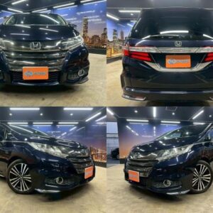 2014 Honda Odyssey black gasoline used car Japan export
