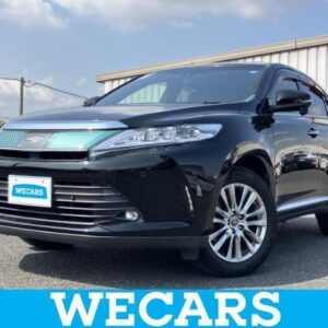 2019 Toyota Harrier black gasoline used car Japan export