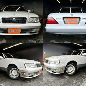 1996 Nissan Gloria white gasoline used car Japan export