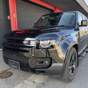 2021 Land Rover Defender black diesel used car Japan export