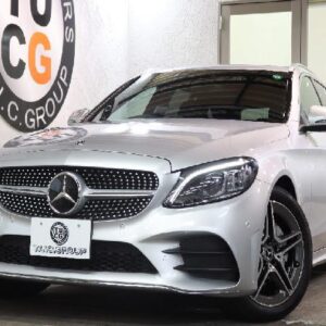 2018 Mercedes Benz C-Class silver gasoline used car Japan export