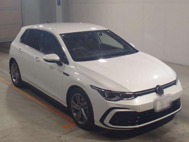 Ref:AUX-22725071 VOLKSWAGEN GOLF 2021 1 2021 Volkswagen Golf pearl gasoline used car Japan export