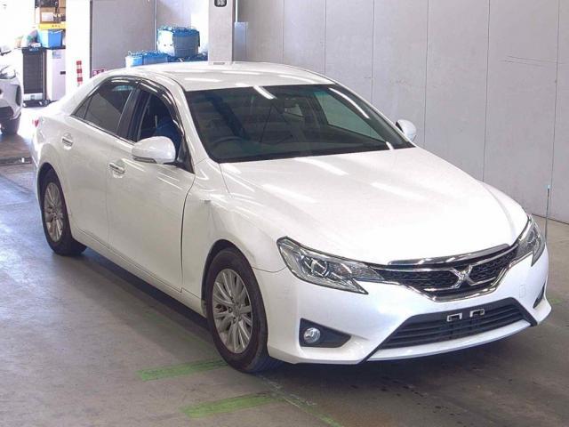 Ref:AUX-22725084 TOYOTA MARK X 2014 1 2014 Toyota Mark X pearl gasoline used car Japan export