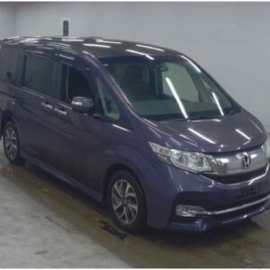 2017 Honda Stepwagon Spada gray gasoline used car Japan export