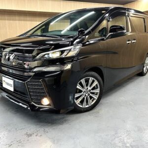 2017 Toyota Vellfire black gasoline used car Japan export