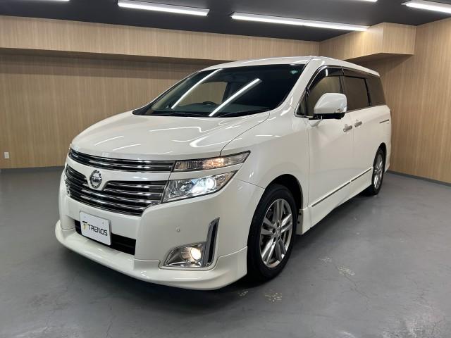 Ref:AUX-22725140 NISSAN ELGRAND 2011 1 2011 Nissan Elgrand white gasoline used car Japan export
